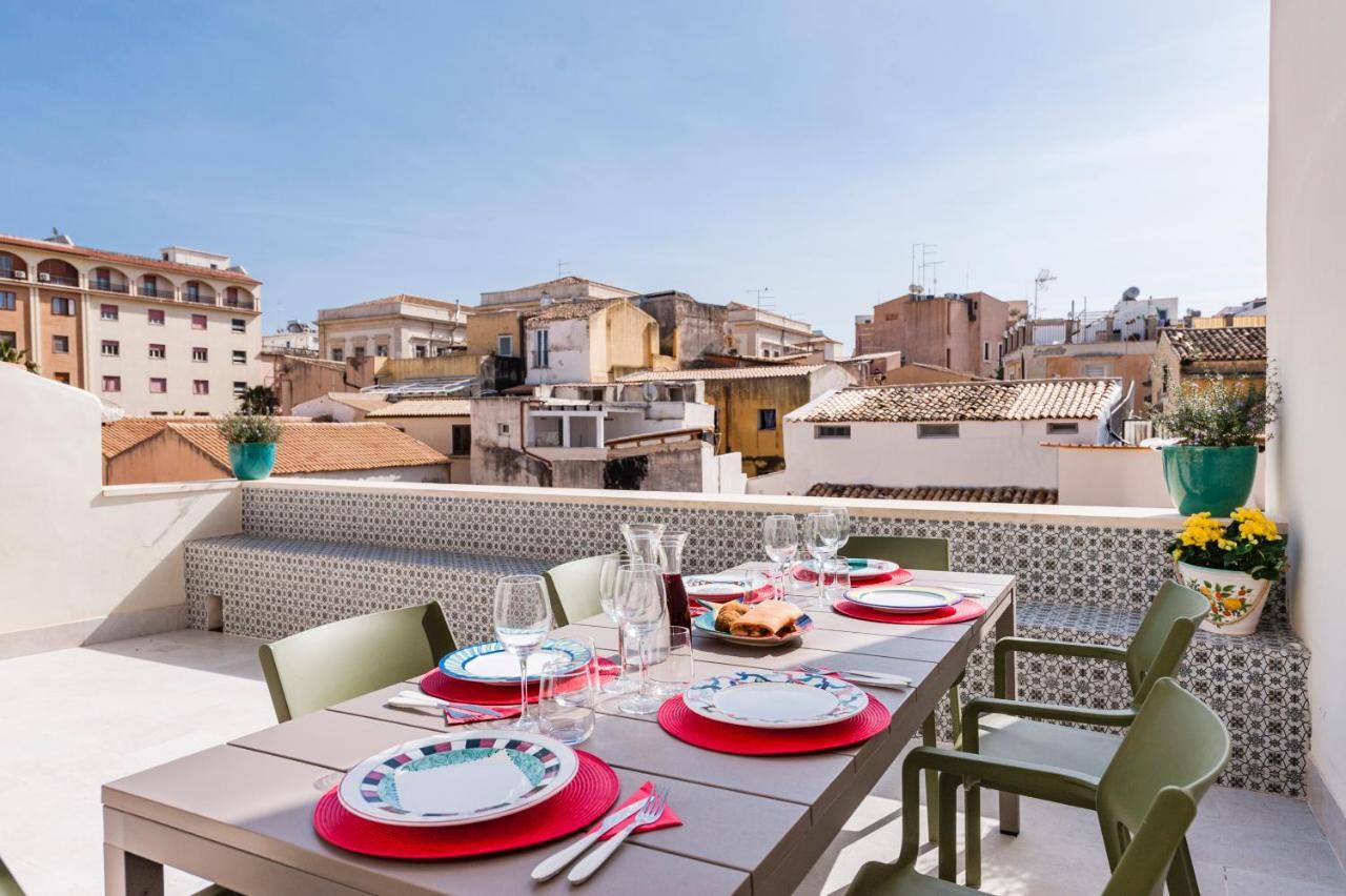 2 Soru Ortigia Holiday Home - Attico Con Terrazza Syrakus Exterior foto