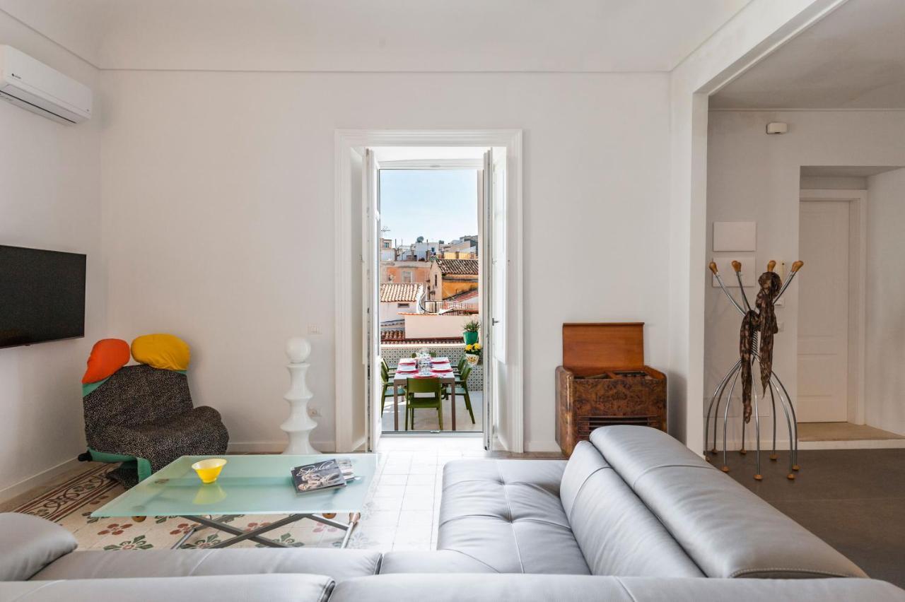2 Soru Ortigia Holiday Home - Attico Con Terrazza Syrakus Exterior foto